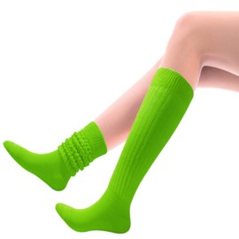 Galsang Women's Slouch Socks, Long Scrunch Knit Casual Socks for Girls (US, Numeric, 7, 11, Regular, Mixed Color 09)