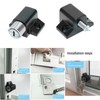 SG Store 2pcs Sliding Door Window Lock Sliding Patio Lock