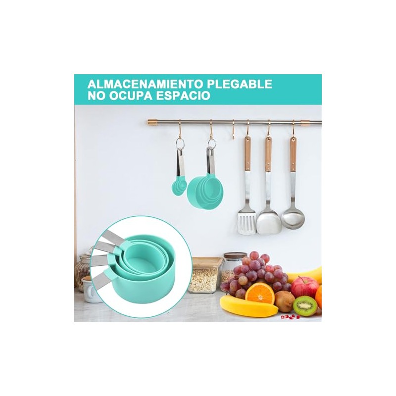 TENXUI - Tazas Medidoras de Cocina Set de 11 Piezas