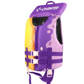 Chriffer Toddler Swim Vest Jacket for Boys Girls 20-70 Pounds/2-10 Years, Kids Swim Vest with Adjustable Safety Strap for Pool Beach for Learning Swimming