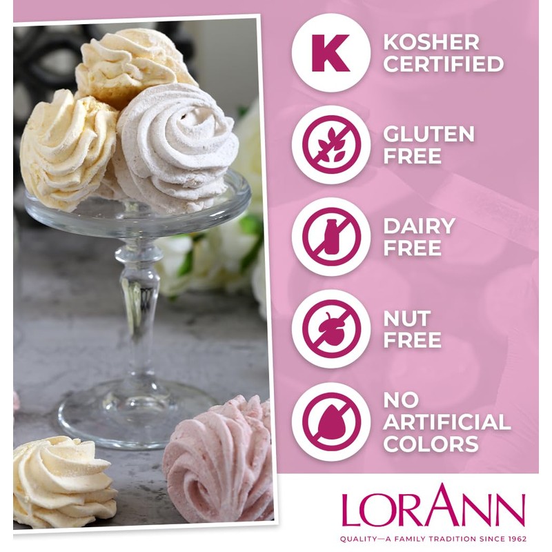 LorAnn Oils Meringue Powder – Gluten-Free, Kosher & Nut-Free –