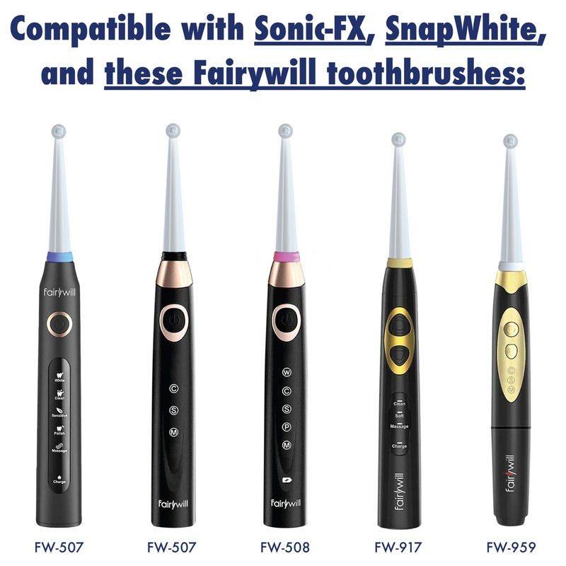 SnapWhite Interdental Replacement Toothbrush Head, Tooth Brush Heads for Cleaning