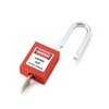 QWORK Red Lockout Tagout Safety Padlock, 10 Padlocks with 20