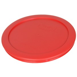 Pyrex 7201-PC Red Round 4 Cup Plastic Food Storage Lid, Made in USA