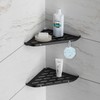 Qeke Corner Shower Shelf, 9" Corner Shower Caddy, SUS304 Stainless