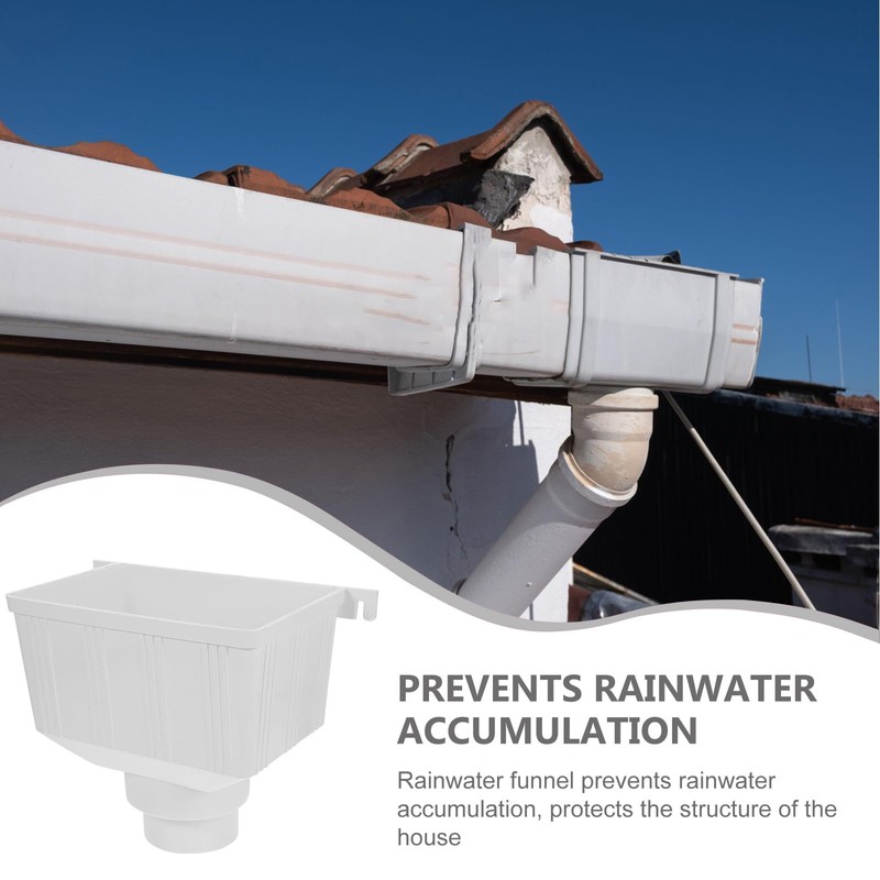 DOITOOL Gutter Downspout Diverter Rainwater Collection System Adapter for Roof