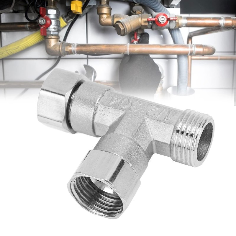 Plumbing Fitting, G1/2 Stainless Steel Pipe Fittings 3 Way T
