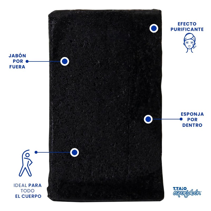 SOAP SPONGE CHARCOAL 10 PACK