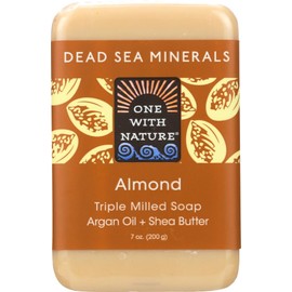 One With Nature (Almond Soap Bar 7oz Pack of 3)