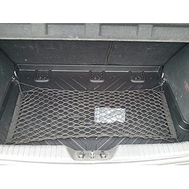 EACCESSORIES EA Rear Trunk Organizer Cargo Net for Hyundai Accent 2006-2011 – Floor Style Cargo Net for Sedan - Premium Mesh Car Trunk Organizer Vehicle Carrier Storage - Compatible with Accent
