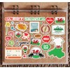 A5 Sticker Sheet Wales Landmarks Vinyl Stickers - Welsh Cardiff