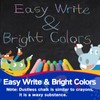 48PCS Wet-Erasable Dustless Chalk, Crayon-Touch Non-Toxic Chalk for Kids, Ideal