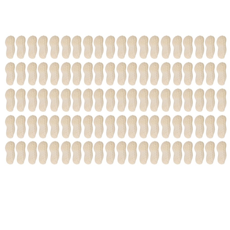 100pcs Pencil Eraser Peanut Shape Flavor Pattern Correction Eraser Learning