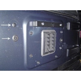 Jeep Wrangler JK 2007-18 Tailgate Body Plug Set/Tramp Stamp Tire Carrier Delete