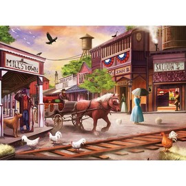 Wild West 1000pc Collector Puzzle By: Julio Dionizio