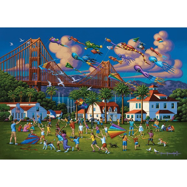 Buffalo Games - Gold - Eric Dowdle - Golden Gate