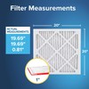 Filtrete 20x20x1 AC Furnace Air Filter, MERV 11, MPR 1000,