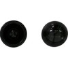 NASKA Eye Button 0.5 inch (13 mm) (200 Pieces) Black