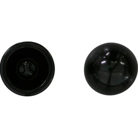 NASKA Eye Button 0.5 inch (13 mm) (200 Pieces) Black