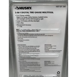 Husky 5-in-1 Digital Tire Guage Multi-Tool
