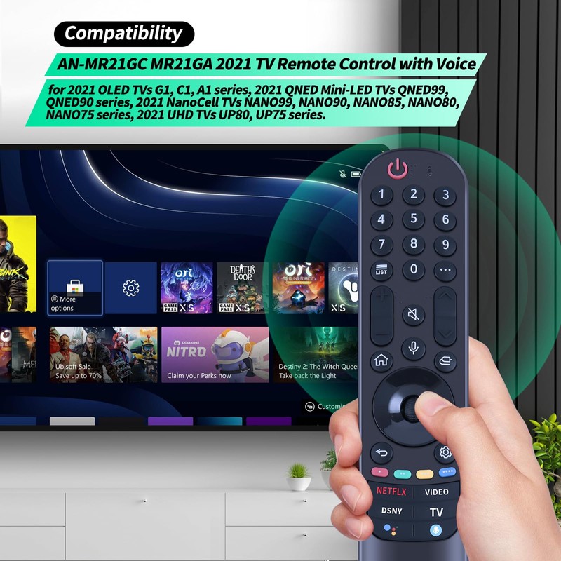 AN-MR21GC MR21GA Voice Magic Remote Control for LG 2021 OLED