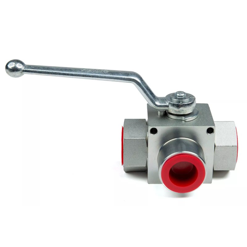 Chief 3-Way High Pressure Ball Valve 9/16-18 SAE 6 Port
