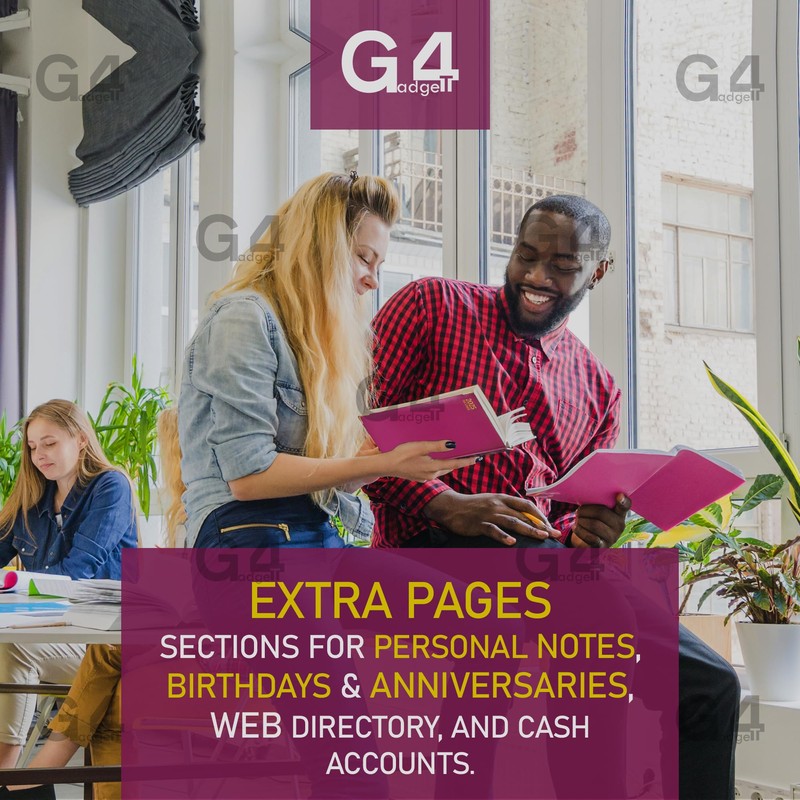 G4GADGET A5 Week To View 2025 | Hardback Cover |