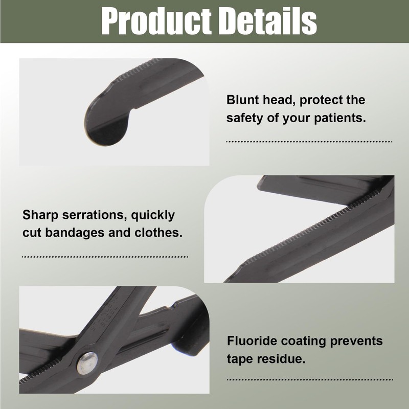 Pack of 2 Medical Bandage Scissors, Rescue Scissors, Bandage Scissors,