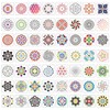 56pcs Mandala Stencils, 9x9cm Reusable Mandala Stencils for Painting Mandala