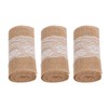 3 Rolls Jute Lace Ribbon Simple Elegant Jute Lace Ribbon