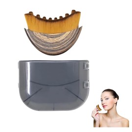 Contour Brush, Dry Brush for Face-Lymphatic Drainage Massager, Ergonomic Design with Chin & Jawline Sculpting, Ultra-Soft Bristles for All Skin Types Daily Skincare