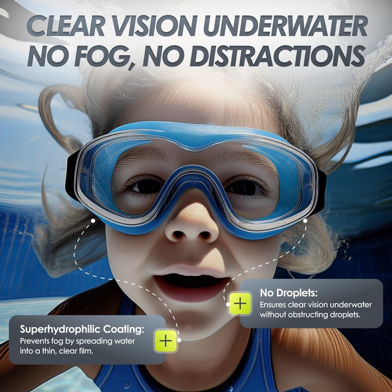 bblüv - Sküba - Masque de Natation Bleu Marin |