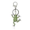 Frog Keychain Bling Bag Charm Happy Toad Rhinestone Crystal Purse
