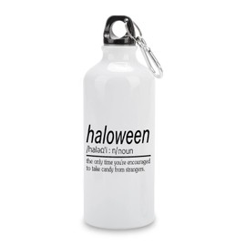 VEHFA Haloween Sports Water Bottles Haloween Definition Aluminum Water Bottle with Carabiner Clip & Sport Top, 20 OZ