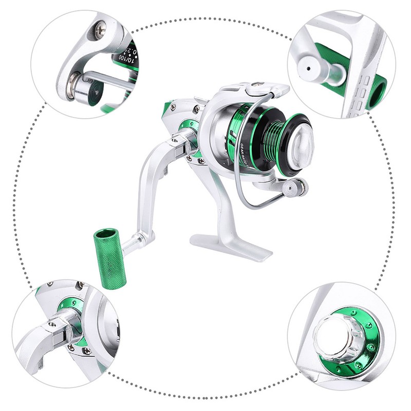Salt Freshwater Metal Heavy Duty Lightweight Casting Spinning Fishing Reel