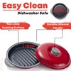 MACONEE Microwave Grill Pan | Microwave Griller, Griddle & Crisper