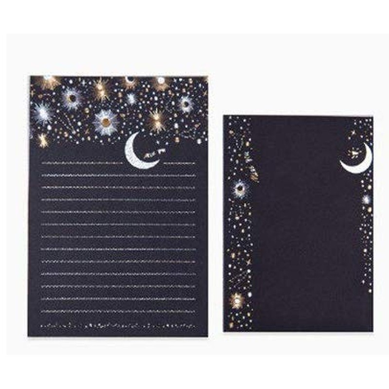 Leoyoubei Stationary Paper with Envelopes Pack of 27,Flashing Series stationery