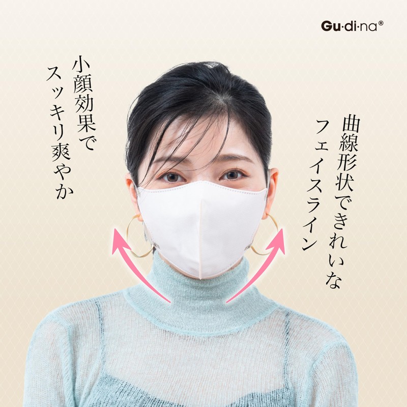 グディナ ヴェールマスク 個別包装 10枚 (シルキーベージュ)