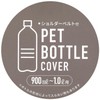 TORUNE BONTE P-3643 Camo Plastic Bottle Cover, Black, For 30.4