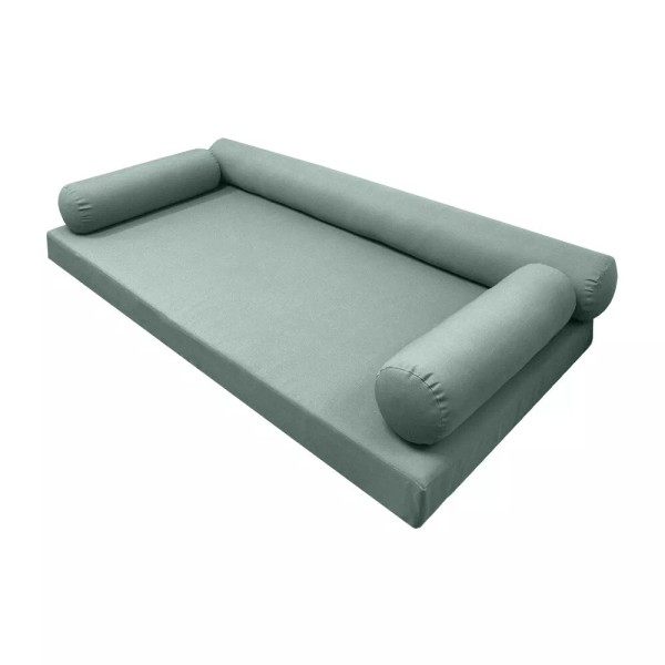 Unbranded |SLIPCOVER ONLY|S6 Daybed Mattress Bolster Pillow Covers Knife Edge