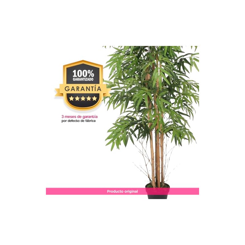 VANLIG Planta Artificial Bamboo de 1.5mts Incluye Maceta para Interiores
