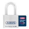 ABUS Mechanical 96TI/60 ka 7566 Titanium open shackle padlock –