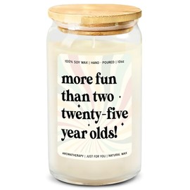 NewEleven 50th Birthday Gifts for Men Women - 1974 50th Birthday Decorations for Men Women - Gifts for Men Women Turning 50-50 Year Old Gifts for Men, Women, Mom, Dad, Wife, Husband - 10 Oz Candle