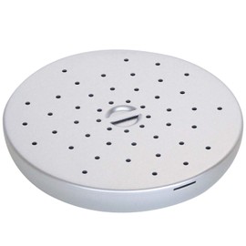 Hokuriku Aluminum Steam Plate 19 Silver 7.5 inches (19 cm)