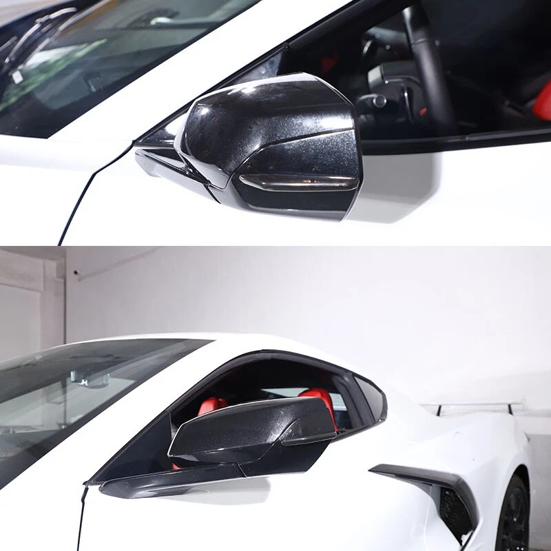 e-power-auto-Trim Rearview Side Mirror Turn Signal Light Trim For Corvette