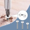 Wisyurt White Screws Off, White Sheet Metal, Thread, Round Head,