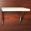 Tanner Folding Metal Shelf Brackets, Set of 2