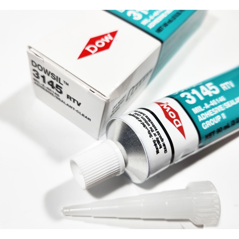 Dow 3145 RTV Mil-A-46146 Adhesive/Sealant, Clear, 90ml [3 Oz]​ Tube