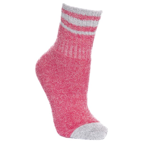 Trespass Vic, Raspberry Marl, 12-3, Socks Kids Unisex, UK Sizes