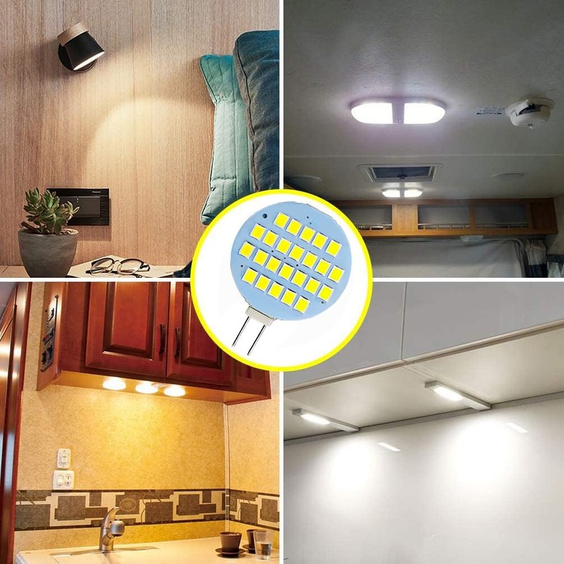 GRV G4 MR11 24-2835 SMD Interior LED Light Bulb AC/DC12V-24V